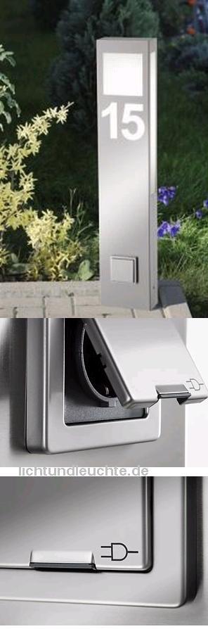 CMD Aqua Paulo Hausnummer u.Steckdose 24/HN/ST